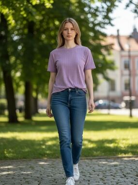 Jessica Simpson Lavender Short-Sleeve Tee